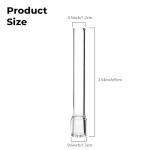 3 Pack 90mm Glass Air Drying Tubes