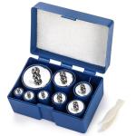 8PCS Calibration Weights Kit for Precision Scales