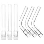 6-Pack Borosilicate Glass Tubes for Labs