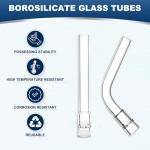 6-Pack Borosilicate Glass Tubes for Labs