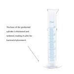 100ml Plastic Graduated Cylinder - Clear & Accurate