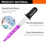 Glass Stir Sticks and Graduated Droppers Set