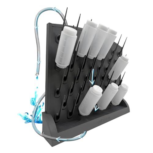 Wall Mounted Bottle Drying Rack with 53 Pegs