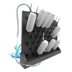 Wall Mounted Bottle Drying Rack with 53 Pegs