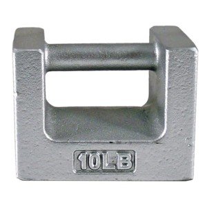 Rice Lake 10lbs Cast Iron Test Weight with Handle