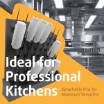 Wall Mounted Bottle Drying Rack with 53 Pegs