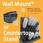 Wall Mounted Bottle Drying Rack with 53 Pegs