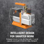 NAVAC NP5DP2 Dual-Stage Vacuum Pump 5 CFM