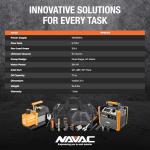 NAVAC NP5DP2 Dual-Stage Vacuum Pump 5 CFM