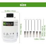 6L Cryogenic Liquid Nitrogen Tank with Carry Bag