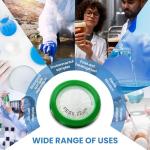 AMTAST PES Syringe Filters, 25mm, 0.22um, 10 Pack