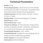 ZY-48 Bead Mill Homogenizer for Tissue Sample Grinding
