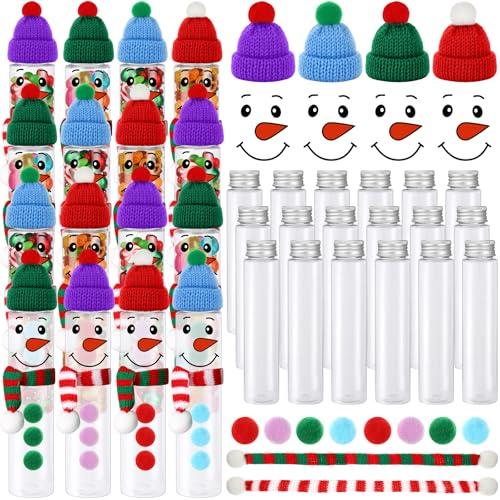 Honeydak 16 Pack Clear Plastic Candy Tubes