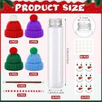 Honeydak 16 Pack Clear Plastic Candy Tubes