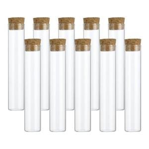 25ml Clear Glass Test Tubes with Cork Stopper