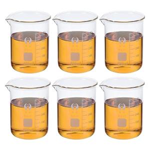 PATIKIL 600ml Low Form Glass Beaker Set