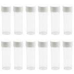 25ml Transparent Plastic Test Tubes with Caps
