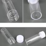25ml Transparent Plastic Test Tubes with Caps