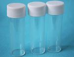 25ml Transparent Plastic Test Tubes with Caps