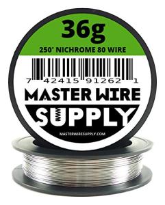 Nichrome 36 Gauge Wire - 250ft - Made in USA