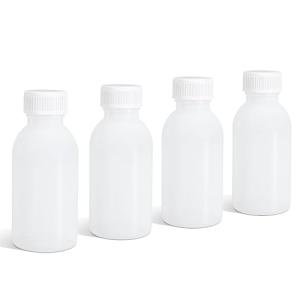 Demora 100ml Plastic Bottles with Caps - 4 Pcs