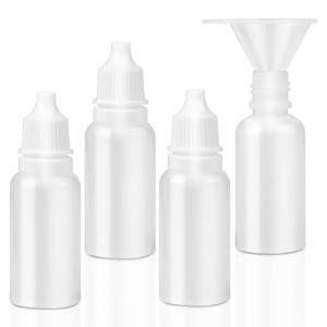 5 Pack 15ml Plastic Dropper Bottles with Funnel