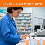 Demora 100ml Plastic Bottles with Caps - 4 Pcs