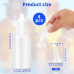 5 Pack 15ml Plastic Dropper Bottles with Funnel