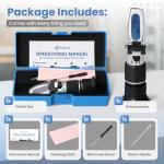 4-in-1 Refractometer for Antifreeze and Battery Acid