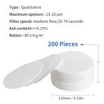Qualitative Filter Paper Circles, 18cm Diameter, Set of 200