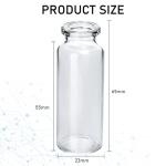 20ml Glass Sample Vials with Self-Healing Ports - 10 Pack