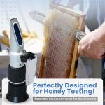 3-in-1 Honey Refractometer with ATC - Accurate Tester