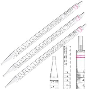 Dedsio 25ml Sterile Polystyrene Serological Pipettes, 50 Pack