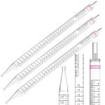 Dedsio 25ml Sterile Polystyrene Serological Pipettes, 50 Pack