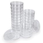 Disposable Sterile Polystyrene Petri Dishes, Pack of 20
