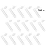 200Pcs 10ml Plastic Centrifuge Tubes with Snap Cap