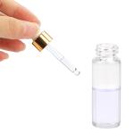 35 Pack of 5ml Clear Glass Dropper Bottles