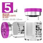 Sterile Empty Vials with Self-Sealing Port (5ml, 10)