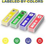 48-Piece Prepared Microscope Slides Set for Students