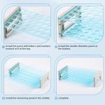 Plastic Test Tube Rack for 16mm Tubes, Holds 50