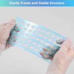 Plastic Test Tube Rack for 16mm Tubes, Holds 50