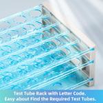 Plastic Test Tube Rack for 16mm Tubes, Holds 50