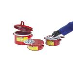 Justrite 2 Gallon Premium Coated Steel Bench Can