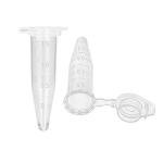 50 Pack 1.5ml Clear Microcentrifuge Tubes