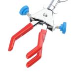 Stonylab 3-Prong Rubber Coated Swivel Clamp