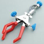 Stonylab 3-Prong Rubber Coated Swivel Clamp