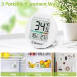 Geevon Waterproof Refrigerator Thermometer with External Sensor