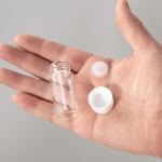 8ml Clear Glass Vial Set with Screw Caps