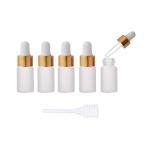 15pcs 3ml Frosted Glass Dropper Bottles Set