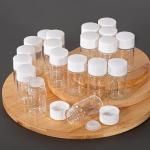 8ml Clear Glass Vial Set with Screw Caps